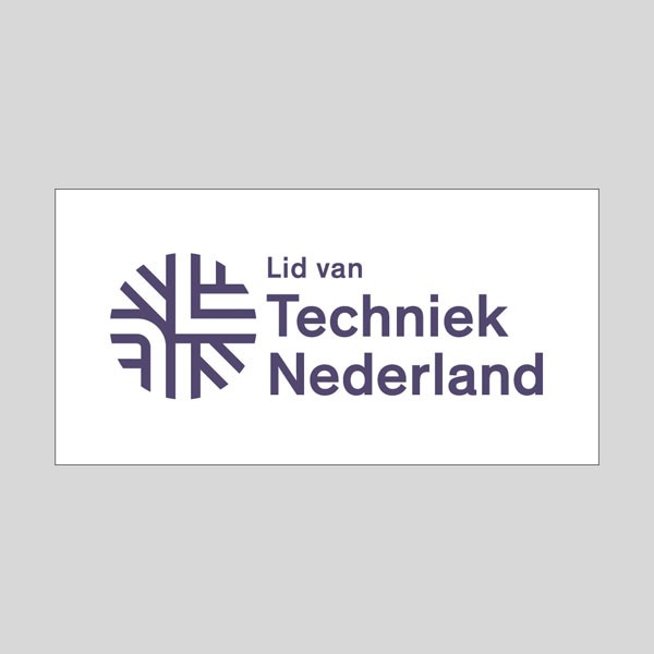 Techniek Nederland autosticker wit 40 x 13,5 [52172]