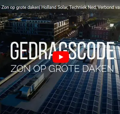 Afbeelding Zonne-energie - video gedragscode zon op grote daken