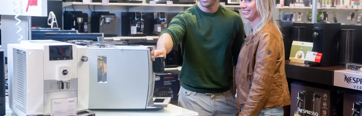 Detailhandel koffiemachines